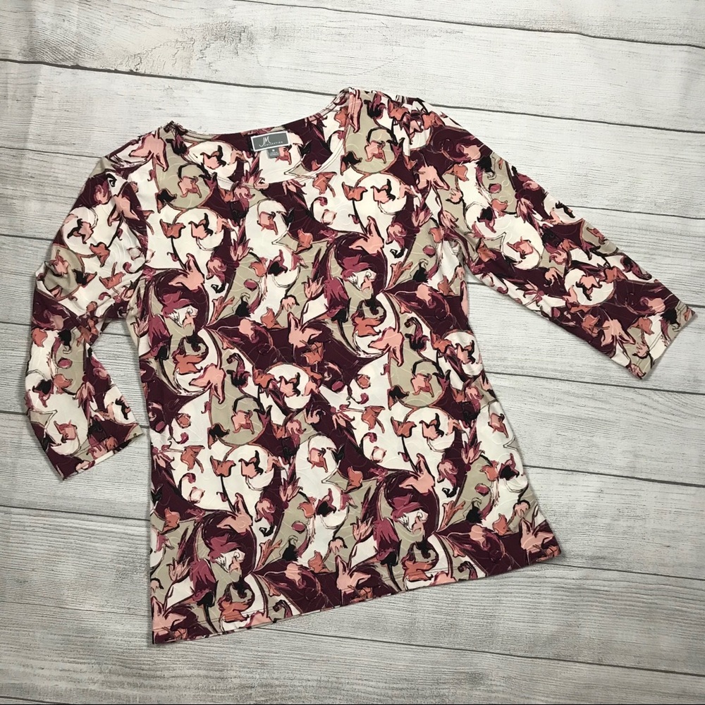Womans 3/4 Sleeve Pull Over Top Size M - Picture 7 of 7